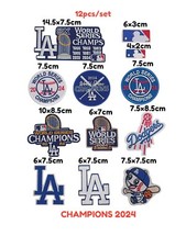 MLB Los Angeles Dodgers Logo Patch sport Embroidery , Iron , Sewing on Fabric
