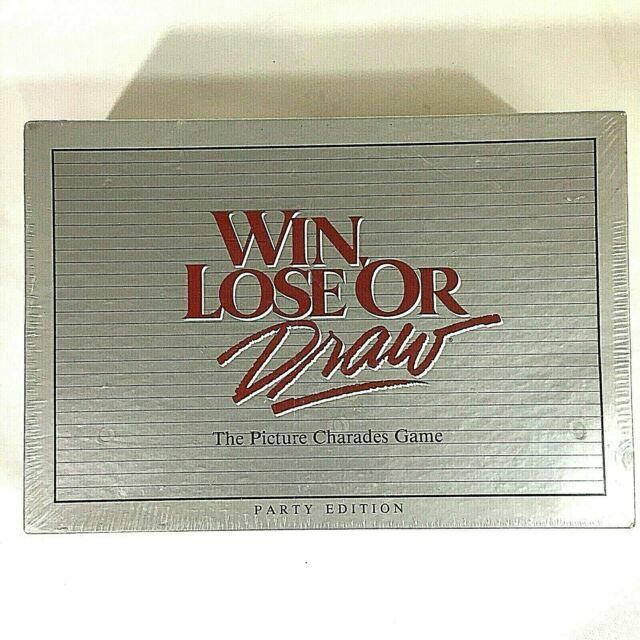 Vintage Milton Bradley 1987 Win Lose Or Draw Board Game 100 Complete For Sale Online Ebay