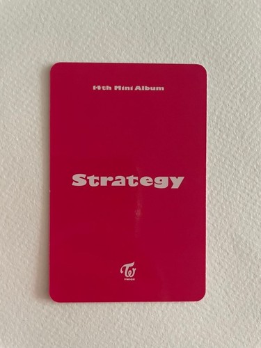 TWICE 14th Mini Album STRATEGY Official Photocard Sana Mina Momo Nayeon Jihyo - 第 116/291 張圖片