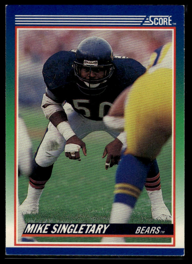 1990 Score 100 Hottest #44 Mike Singletary