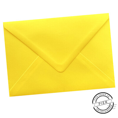 100 C6 kanariengelbe Umschläge 100 g/m² Einladung Basteln Ostern 114 x 162 mm 6  x 4 