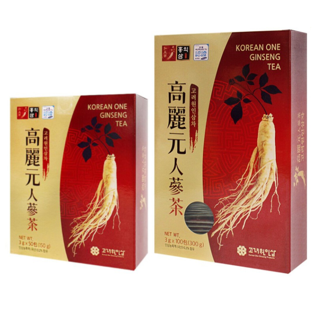 Korean One] Ginseng Tea 50T 100T Bags Gift Korea Health Food Free
