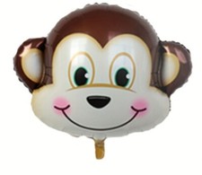 Monkey Balloon Children's Birthday Party Animal Jungle Theme Decorations 