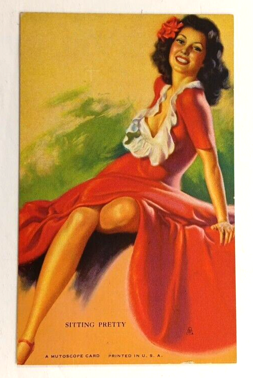 MUTOSCOPE CARD ARTIST PINUP GIRLS