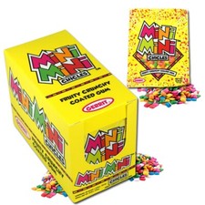 Gerrit 15.8 oz Box ASSORTED MINI MINI CHICLES Chiclets Chicle Gum Candy -20 Bags