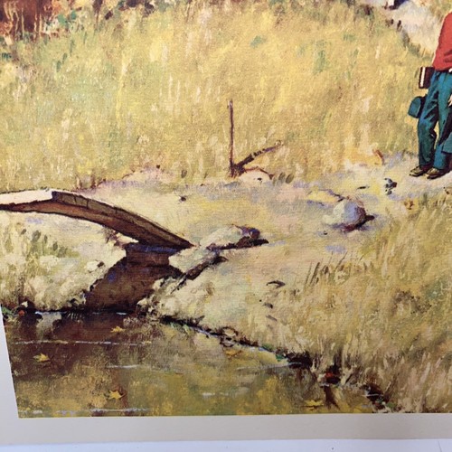Four Seasons Norman Rockwell's 11” X 11” Vintage Print - Picture 5 of 8