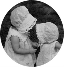 White Eyelet Sunhat Bonnet sz nb,3,6,9,12,18 mo shower baby gift New