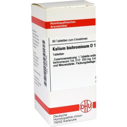 KALIUM BICHROM D12 80St Tabletten PZN:2632158