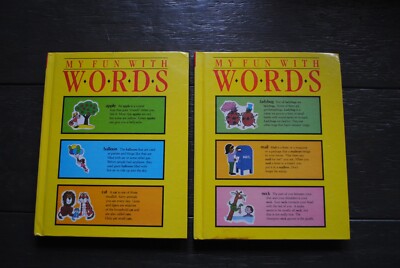 2 Vol 1991 MY FUN WITH WORDS DICTIONARY Traditional Family Values Homeschooling