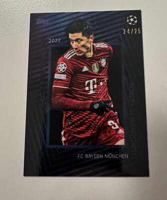 Topps UCL Knockout 2021/22 - Robert Lewandowski /25 - FC Bayern München