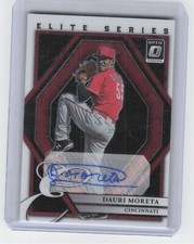 2022 Donruss Optic Dauri Moreta Elite Series Rookie Auto Reds 