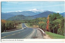 Postcard Mt. Liberty & Covered Bridge, New Hampshire Unposted VTG VPC02.