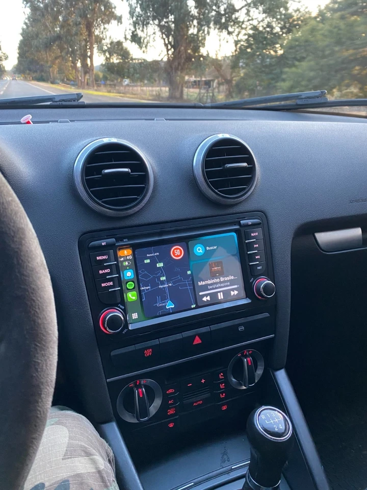 Audi A3 S3 RS3 8P Stereo Navigatore Android 14 Wi-Fi 5G QLED CarPlay TV RDS DSP  - Immagine 2 di 4