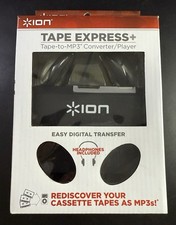 ION Tape Express 2 Go Portable Walkman Convert/Player Tape To MP3 Vg7