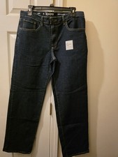 Brand New Sonoma Straight Leg Jeans Boys Size 18 Husky Blue Dark Wash