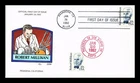 DR JIM STAMPS US COVER ROBERT MILLIKAN FDC DUAL CANCEL COLLINS HAND PAINTED