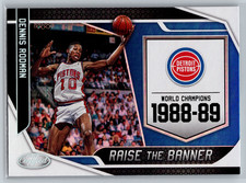 Dennis Rodman 2019-20 Panini Certified Raise The Banner #23 Detroit Pistons