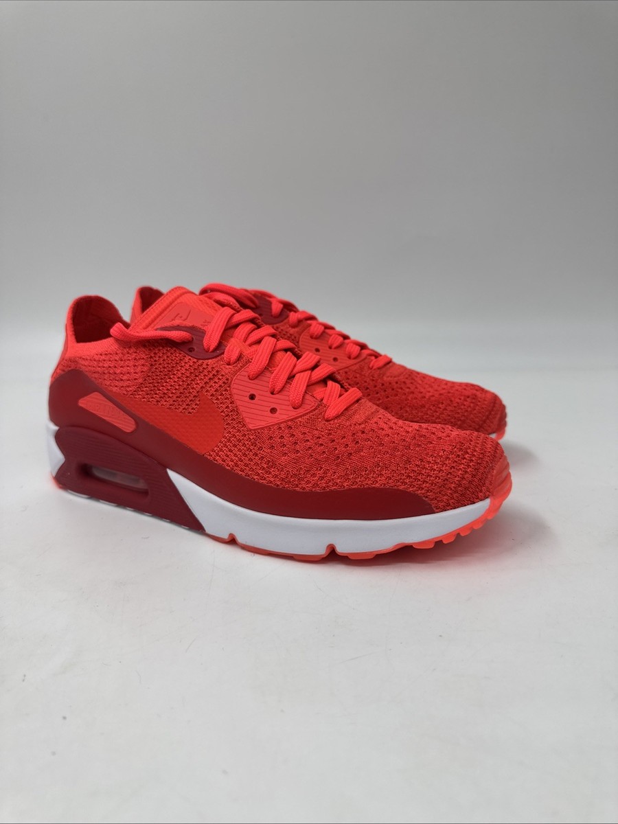 red nike air max flyknit