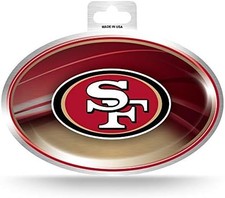 NFL Metallic Team Logo Sticker