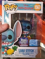 FUNKO POP! DIAMOND LUAU STITCH #1567 HOLLYWOO...