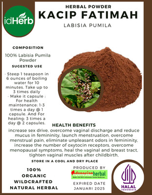 [idHerb] 50-500 Gramm Pulver Kacip Fatimah Schamlippen Pumila Bio Wildgefertigt
