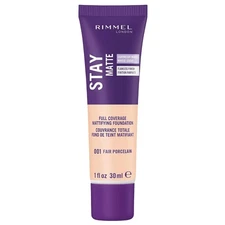 Rimmel London Stay Matte Liquid Mousse - 001 Fair Porcelain - Foundation, Lightw