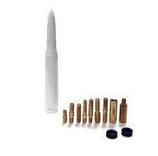 White 50 Cal Bullet Antenna Fits Dodge Ram 1500 2500 Ships From Texas 