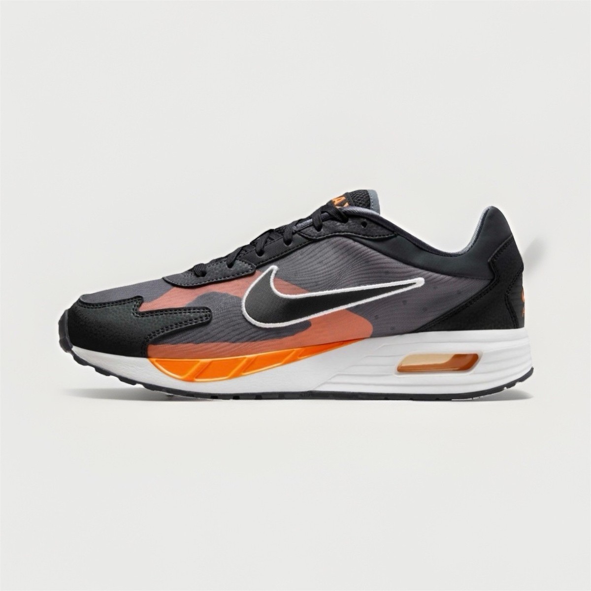 Nike Air Max Ivo Low Top Black Orange White Lace Up Athletic  display picture 1