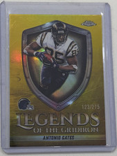 2025 Topps Chrome Legends Gold Antonio Gates /275 LOG-32 Chargers NFL