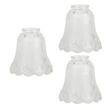 Milchglas Lampenschirm Muschel Lampenfassung Kronleuchter Wandlampe Tischla5282