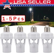 Infrared PIR Motion Sensor E27 LED Light Lamp Bulb Holder Socket Switch 110/220V