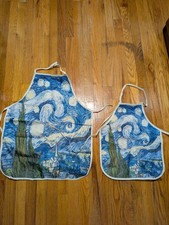 Mommy And Me Matching Apron, Starry Night Van Gogh