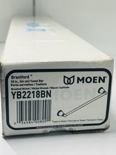 NEW Open Box Moen Brantford 18" Towel Bar - BRUSHED NICKEL - YB2218BN