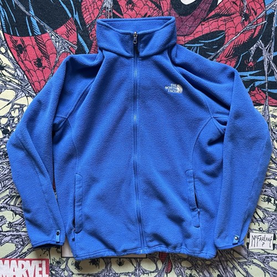 #ad The North Face Fleece Zip Up Blue Men’s Large In Perfect Condition $45.00
