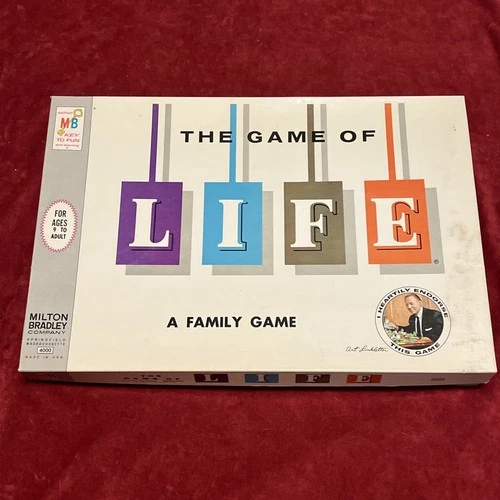 VTG 1960 The Game of Life Milton Bradley Board Game Complete Excellent Condition