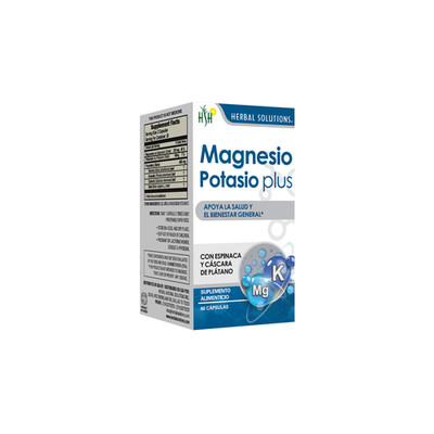 Herbal Solutions Magnesium Potassium Plus - Comprehensive Mineral Support