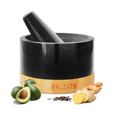 #ad Marble Mortar and Pestle SetMarble Spice Grinder Make Fresh Guacamole Sals... $62.99
