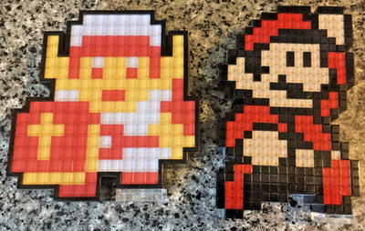 Pixel Pals Light-Up Figure The Legend of Zelda & Mario PDP