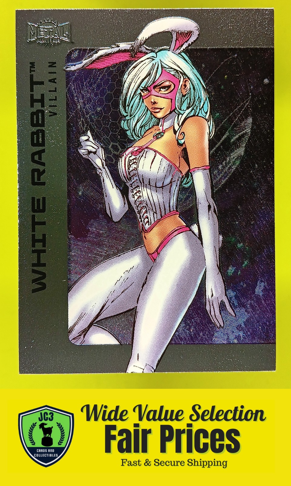 2025 SkyBox Metal Universe Batman White Rabbit #177