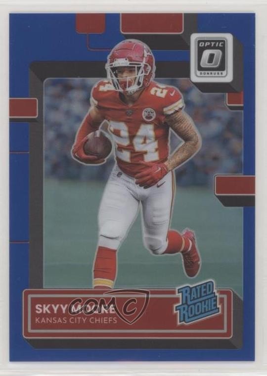 2022 Panini Donruss Optic Rated Blue Prizm 32/179 Skyy Moore #224 Rookie RC 12up