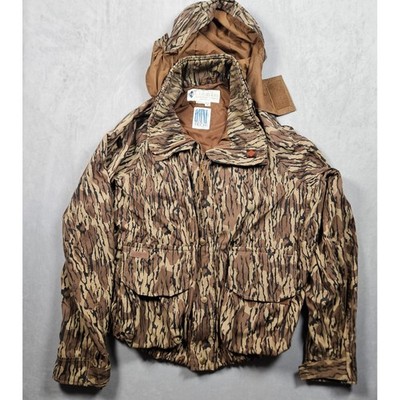 Vintage Columbia Jacket Mens XLT Brown Mossy Oak Bottomland Camo 