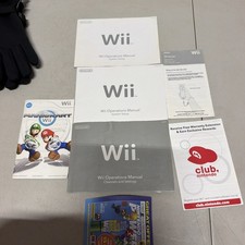 Nintendo Wii Console Operations Manuals  System Set Up Booklets Original