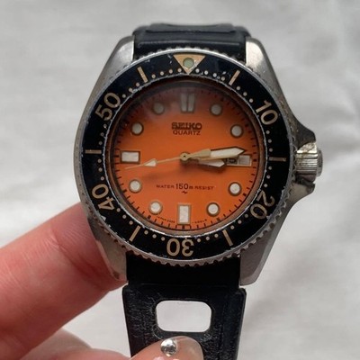 SEIKO Diver 150m 2625-0010 Vintage Date Quartz Women's Watch Japan