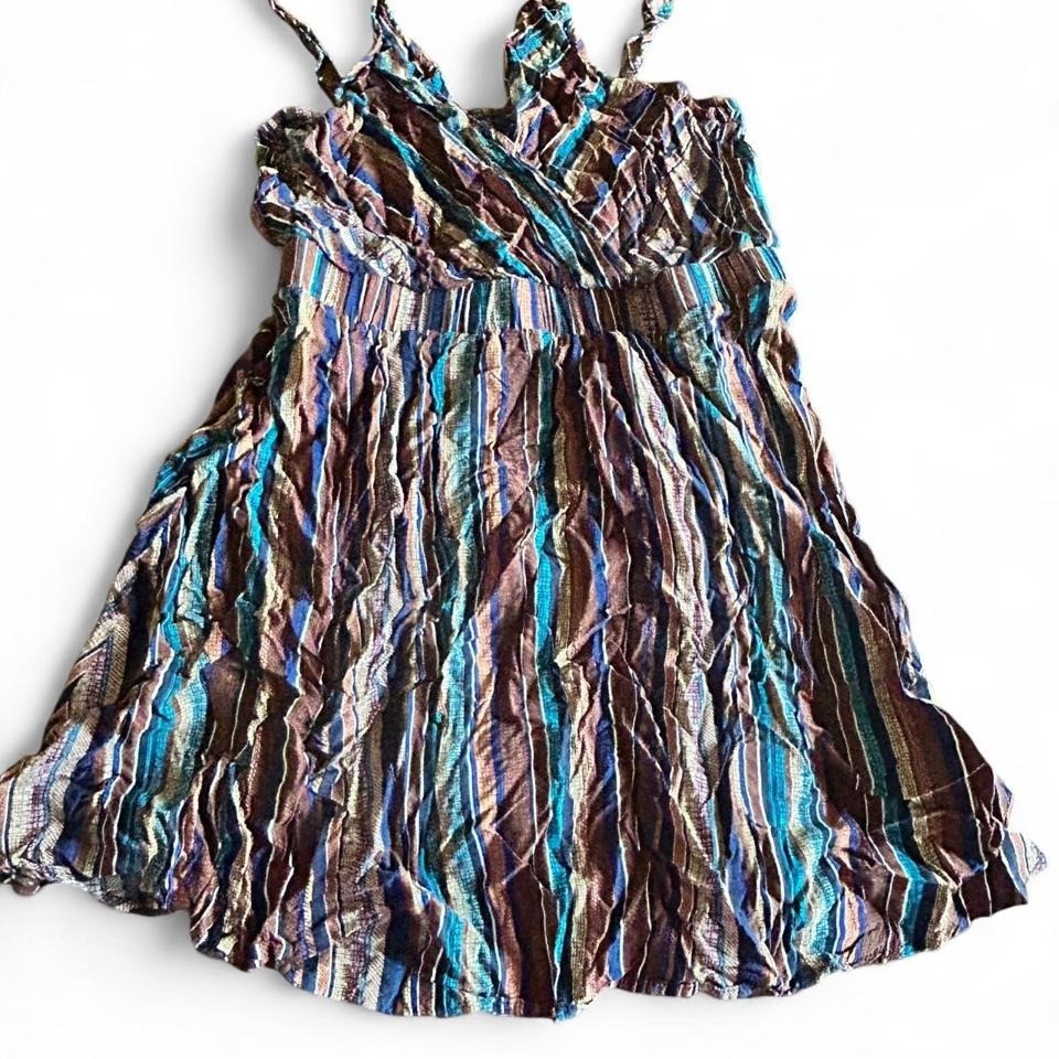 )Multi colored top with boho charm - image 1