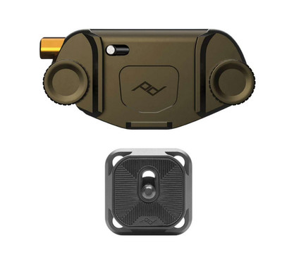 Peak Design Capture Clip (V3) | Mit Standard Plate | Kelp/Grün | NEU - Ohne OVP