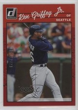 2023 Donruss Retro 1990 Variation Holo Red Ken Griffey Jr (Reversed Image) 1bq0