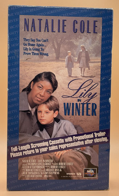 Lily in Winter VHS 1994 Natalie Cole **PROMO SCREENER** **Buy 2 Get 1 Free**