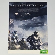 Halo Reach Xbox 360 Remember Print Ad/Poster