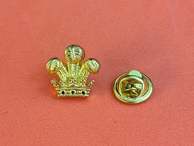 Vintage BUTLER & WILSON Pin's Federn Prinzen von Wales Abzeichen - Goldschmuck