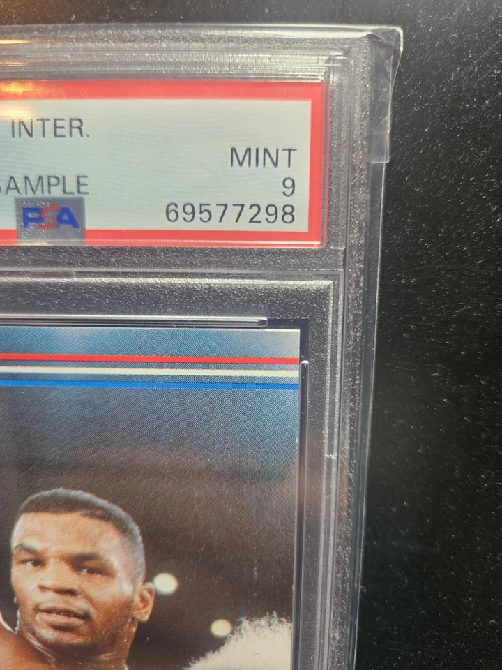 1991 Players International Ringlords Mike Tyson W/ Don King PSA 9 Sample Nice! - Image 3 of 4